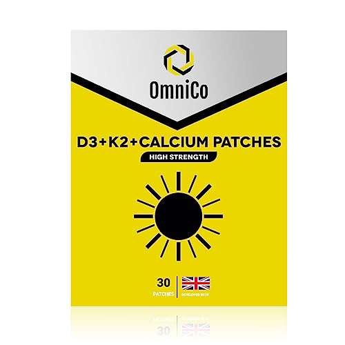 OmniCo – D3 + K2 + Calcium Patches – 30 Pack