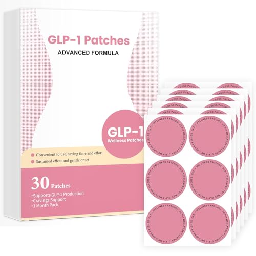 Zosui GLP-1 Patches 30 Count Natural for Beauty Women Large Size Pink A4