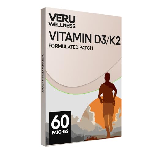 Veru Wellness D3/K2 Essential Patch – Bariatric Support D3 K2 (60 Patch)