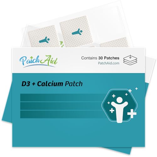 PatchAid D3/Calcium Plus Topical Patch 30-Day Supply